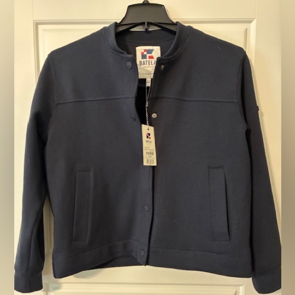 Tela Other - Batela Dark Blue Snap-Front Jacket. Size L